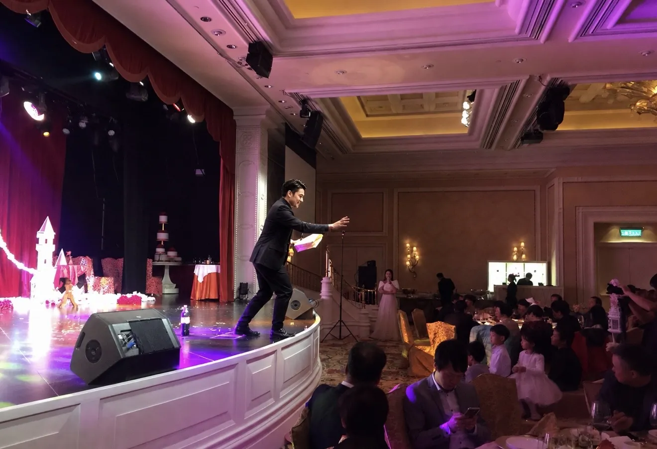 澳門酒店宴會的大型舞台魔術表演